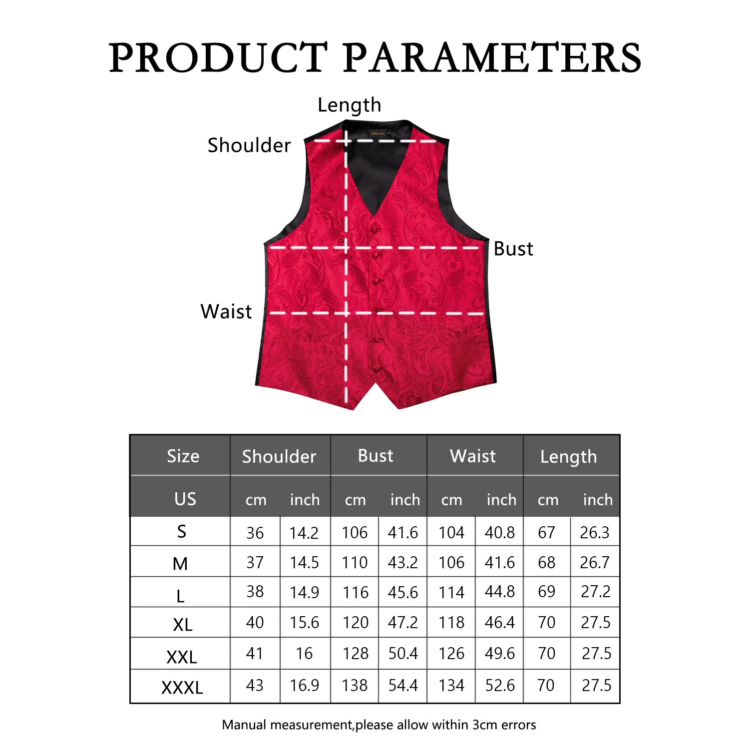 DiBanGu Top 9 styles Vest for Men Silver Red Orange Blue Men's Vest Suit Business Wedding Party Occasion Hanky Cufflinks Vests DiBanGu Top 9 styles Vest for Men Silver Red Orange Blue Men's Vest Suit Business Wedding Party Occasion Hanky Cufflinks Vests