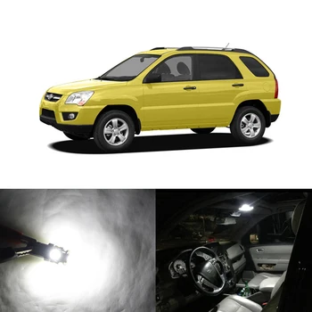 

Pack CAN-bus White Car Interior Light Bulbs Led Package Kit For 2005-2010 Kia Sportage Map Dome Trunk Door License Light