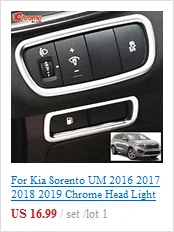 Для Kia Sorento UM коробка для хранения ручки передней двери центральная консоль бардачок внутренний подлокотник держатель молдинг автомобильные аксессуары