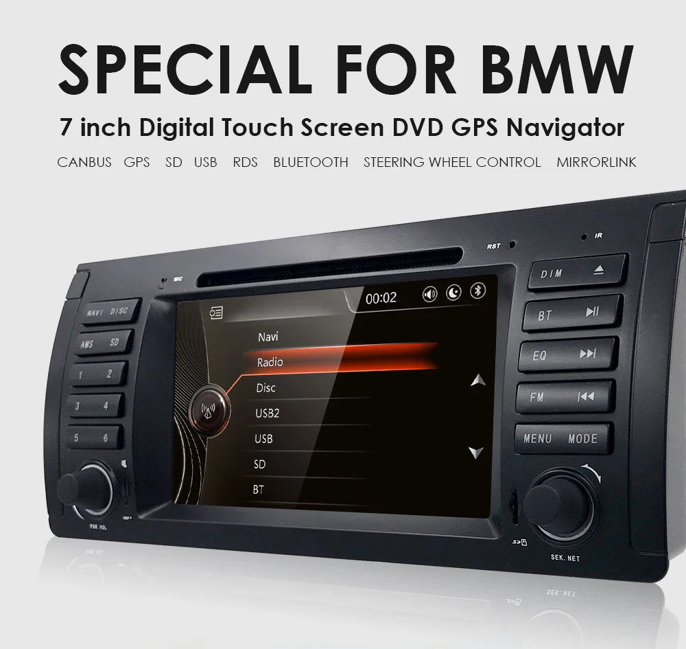 2din Автомагнитола dvd gps wince 800X480 четырехъядерный для BMW E39 E53 M5(1996-2007) с Bluetooth Phonelink BT 1080P DAB+ карта задняя камера