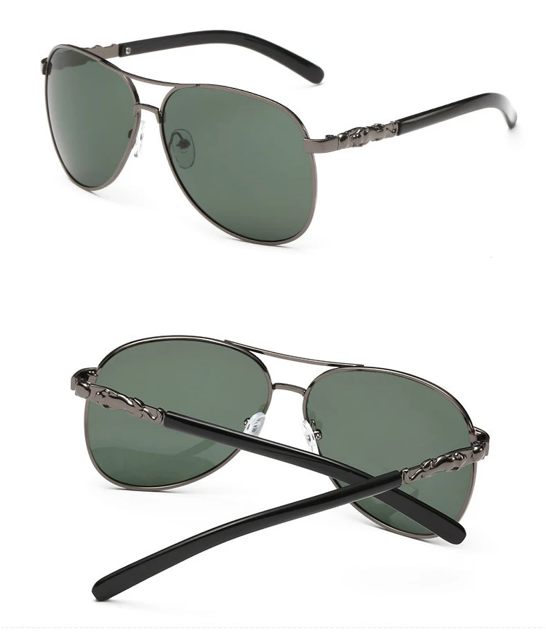 BURUITE мужские поляризованные солнцезащитные очки Классические водительские очки ночного видения очки для вождения