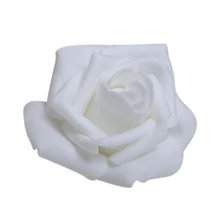 100 шт поролоновые бутоны для цветов розы, украшения для свадебной вечеринки, искусственные цветы, сделай сам, ручная работа, белые