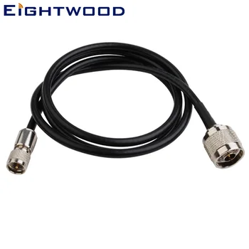 

Eightwood Radio CB Antenna Extension Cable N Male to Mini-UHF Male Straight Pigtail LMR195 1M Customizable for Baofeng Kenwood