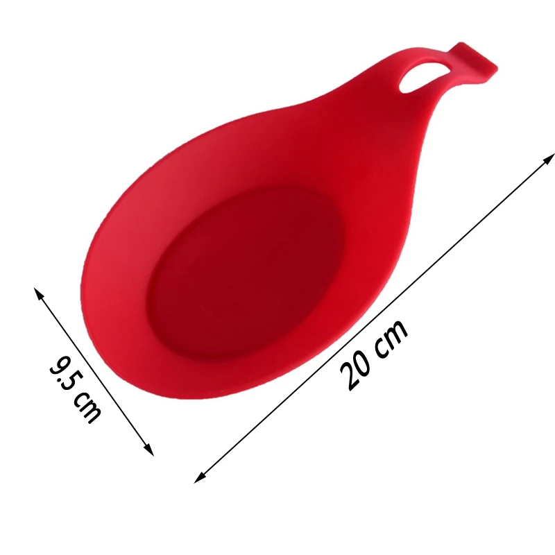 Пищевая Силиконовая Термостойкая Ложка Вилка коврик подставка посуда держатель для кухонной лопатки ложка коврик лоток держатель кухонных инструментов аксессуар