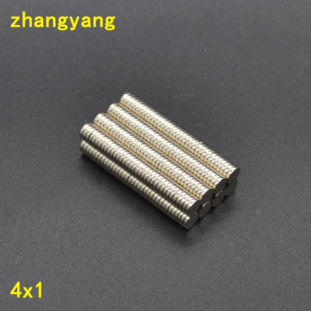 wholesale 300pcs 4*1 Strong Dia 4mm x 1mm N50 Rare Earth strong