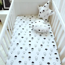 6 цветов, матрасы для детской кроватки, хлопок, мягкий детский матрас, чехол с рисунком облака, кошки, лебедя, Детские матрасы для детской кроватки для мальчиков и девочек