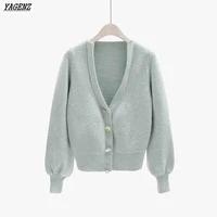 YAGENZ-Spring-Sweater-Cardigan-Coat-Female-College-Winds-Outside-Sweater-V-neck-Lantern-Sleeve-Short-Knitted.jpg_200x200