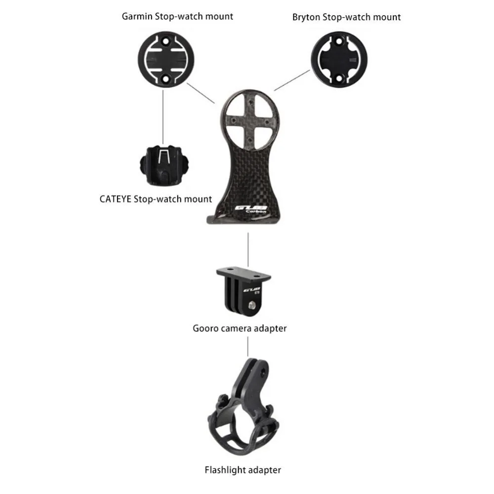 Велосипедная осветительная стойка GUB 693 для GARMIN CATEYE Bryton GoPro кронштейн фонарика из