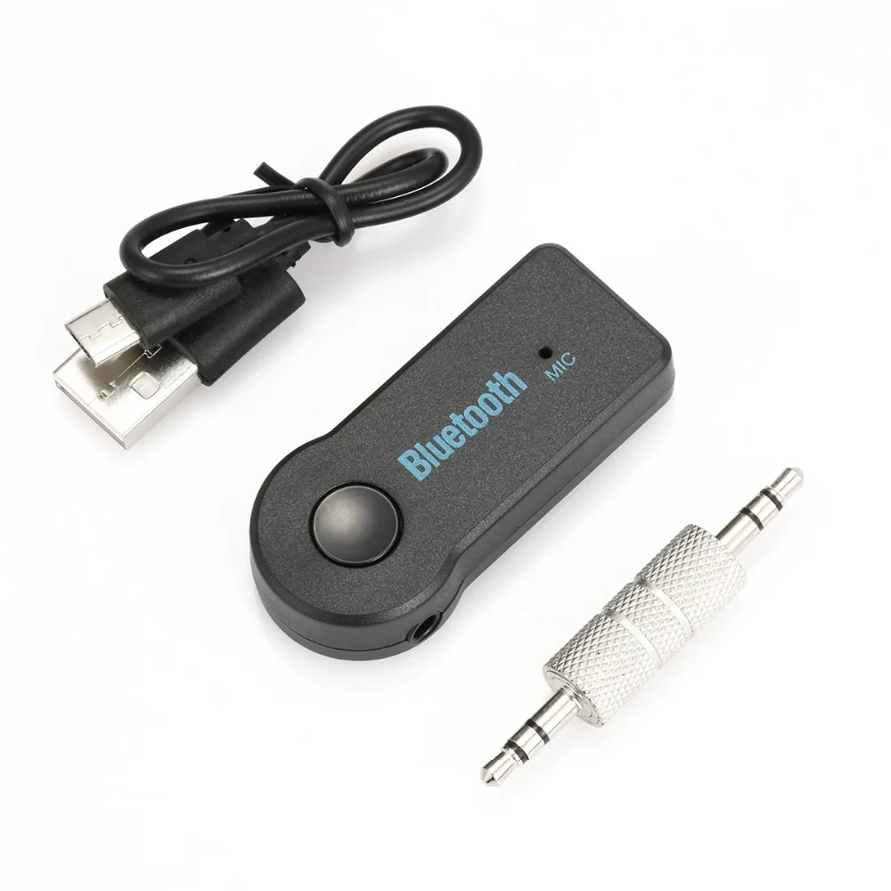 Bluetooth аудио стерео музыкальный приемник адаптер мм 3,5 мм Автомобильный Aux беспроводной + микрофон для ПК наушники с розничной коробкой Bluetooth