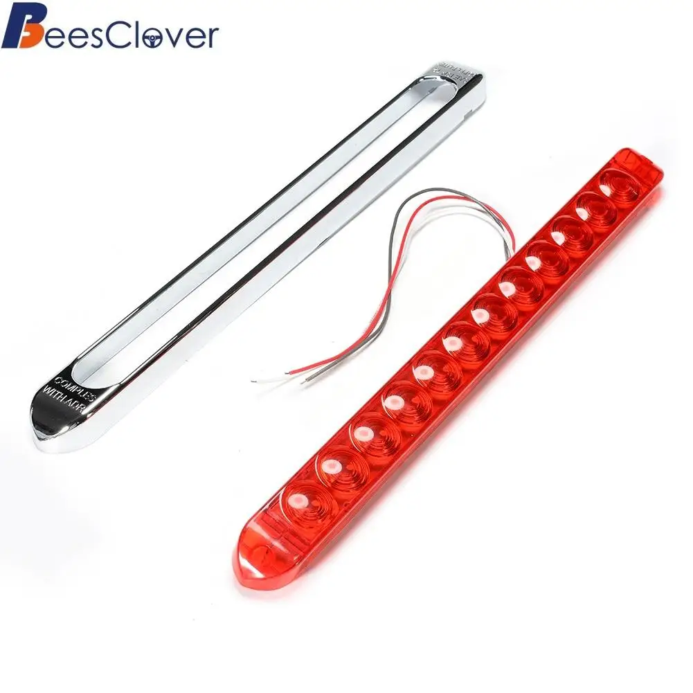 Buy BEESCLOVER 2 Pcs Truck Tail Light Bar 12 LED