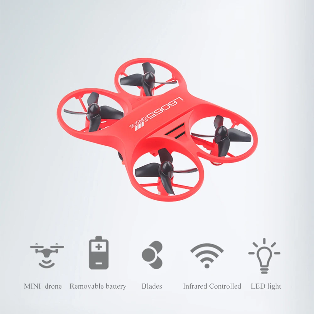 L6065 Mini Quadcopter Infrared Controlled Drone 2.4GHz Aircraft LED