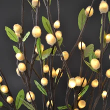 Светильник в виде киски ивы 40' с 60Led Plus, украшение в виде зеленых листьев, весенний светильник в виде киски ивы, светильник в виде веточки