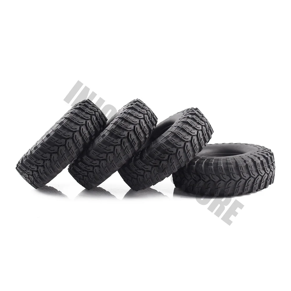 4 шт. 1/10 RC Rock Crawler 1 9 &quotЧерные Резиновые Колесные шины 114*39 мм для 1:10 Traxxas TRX Axial SCX10
