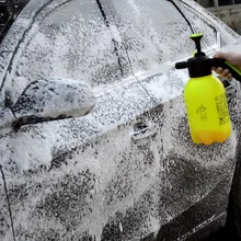 Hand Pump Foam Sprayer Hand Pressurized Foam Sprayer 2 Litre Pressure Foam Cannon Snow Foam Nozzle Carwash Car window Cleaning