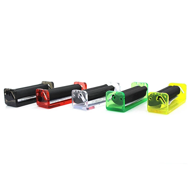 

1PC New Fashion Colorful 70mm Easy Manual Tobacco Roller Hand Cigarette Maker Rolling Machine Tool Neccessity Random Color