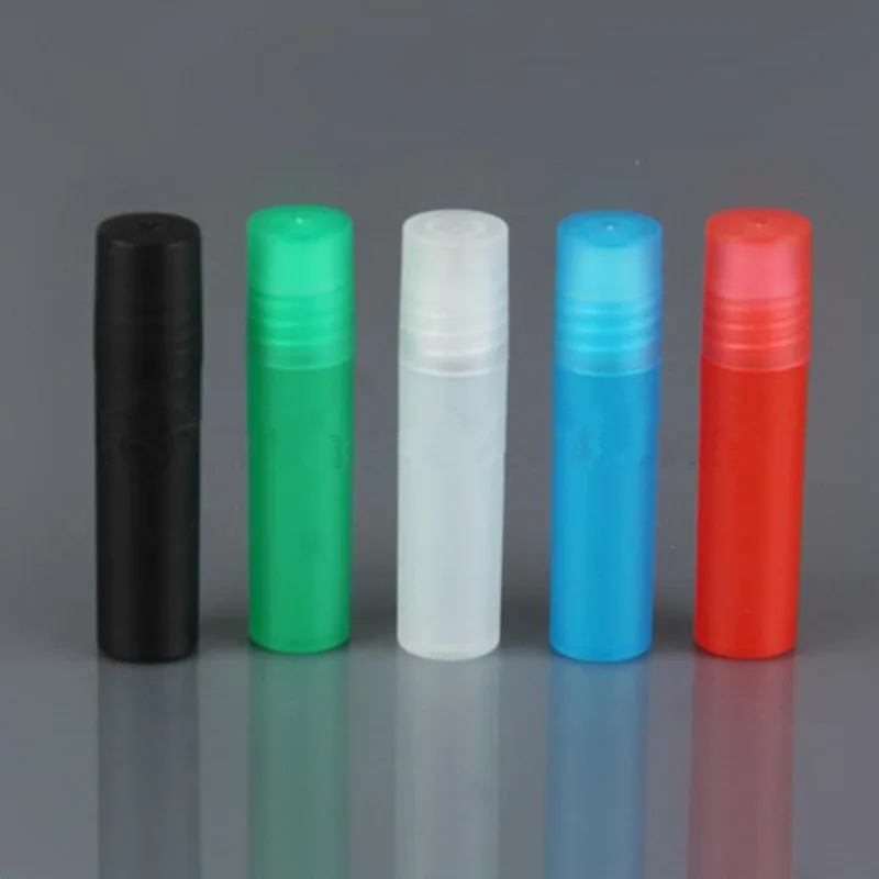 5ml Essential Oil Roller Bottles with plastic Roller Balls Aromatherapy