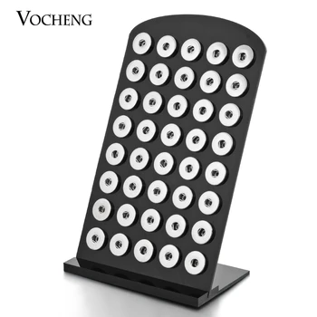 

Vocheng Transparent Black Acrylic Snap Stands Display Detachable Set 5.3''*8.7'' for 18mm Ginger Snaps Vn-457Free Shipping