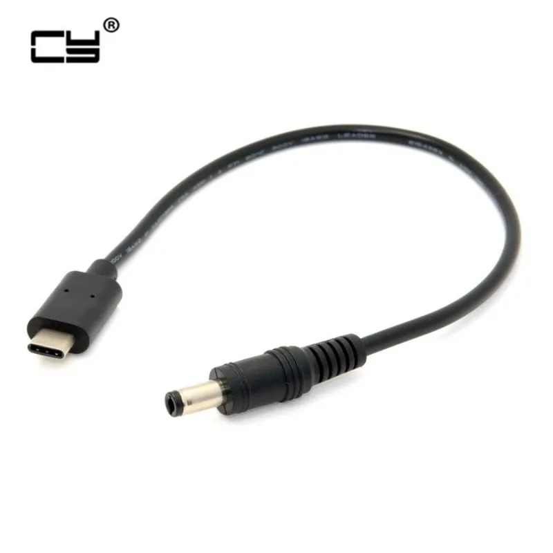 1 шт./20 см USB 3 Тип C от постоянного тока 5 2 мм Удлинительный зарядный кабель для Apple