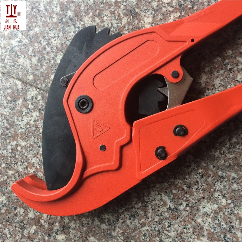 Tanie Dobra jakość cięcia rozmiar 40 75mm zapadkowy rura pvc obcinacz do rur, rura polipropylenowa nożyczki, plastikowa rura do cięcia