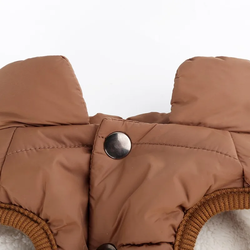 Ветронепроницаемое теплое пальто для собак V одежда анти-Холодная куртка зимняя одежда для собак удобная одежда для маленьких собак Горячая