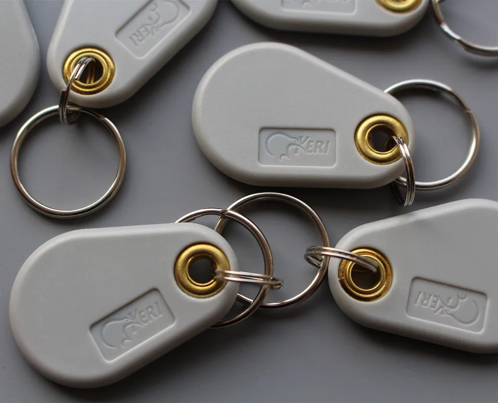 

125khz Writable Keyfob RFID T5577 Rewritable Keychain Access Control Token Key Tags