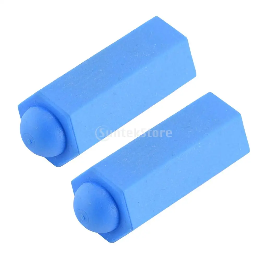 2Pcs/Pack Billiards Pool Cue Tip Head Cover Rubber Protector Case Dust Proof Cover Snooker Equipment Accessories Supplies
