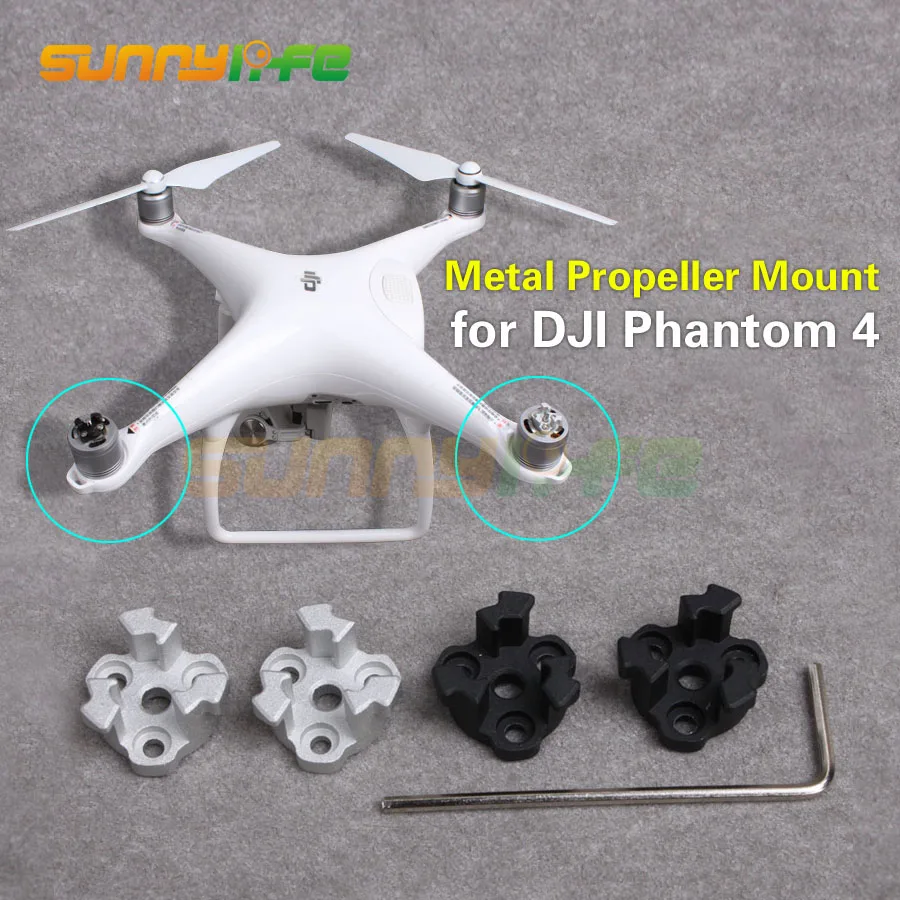 4pcs Propeller Mounting Base Metal Propeller Bracket Mount Holder for DJI Phantom 4 9450S Propellers