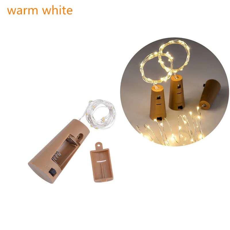 2M LED Copper Wire LED String Light for Glass Bottle Christmas Garland Christmas Valentines Wedding Decorations for home natal  (6)