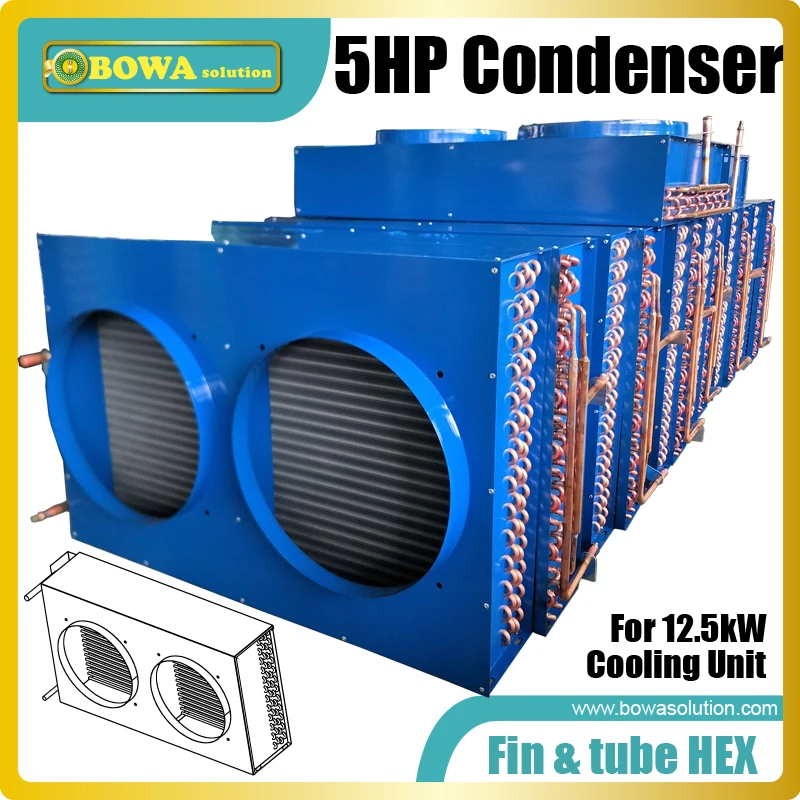 ^Cheap 5HP fin & tube heat exchanger is good choice for air cooled oil cooler, seafood machines or water temperature machines ^Cheap 5HP fin & tube heat exchanger is good choice for air cooled oil cooler, seafood machines or water temperature machines