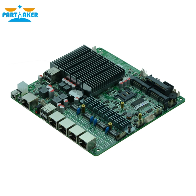 4*82583V Quad Core J1900 Processor Industrial Firewall Motherboard with support WIFI 3G USB COM