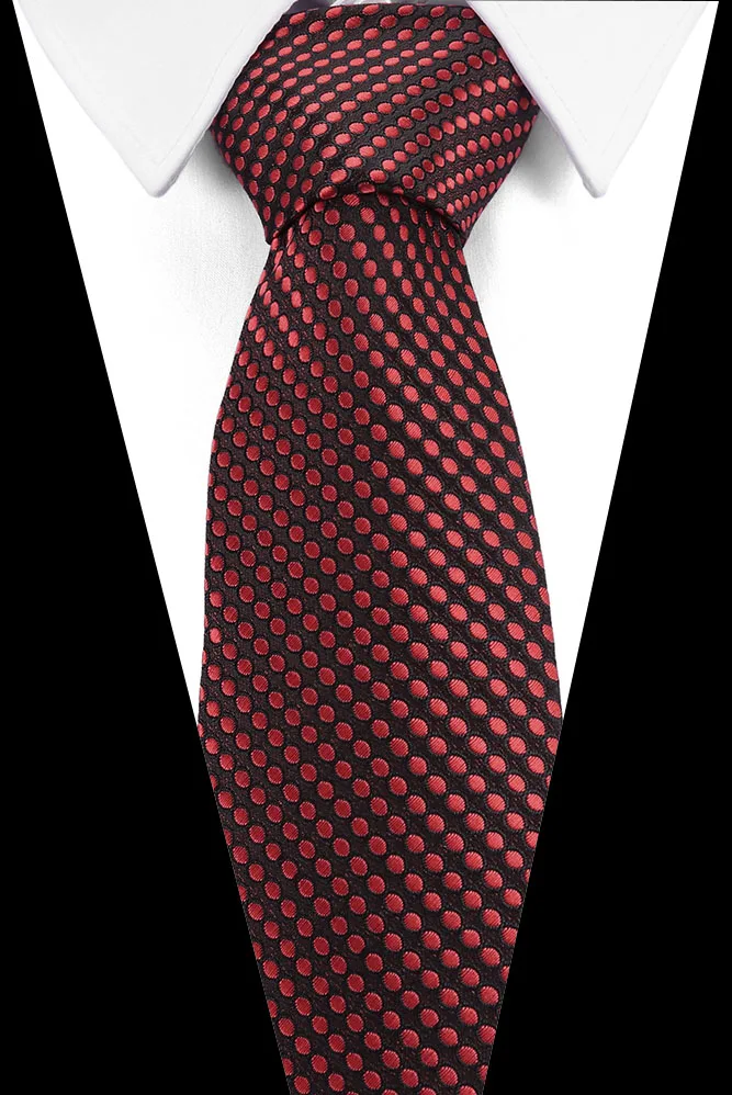 Шелковый галстук облегающий 7,5 см красный цветочный галстук Высокая мода клетчатые галстуки для мужчин тонкий хлопковый галстук галстуки для мужчин s gravatas - Цвет: L108