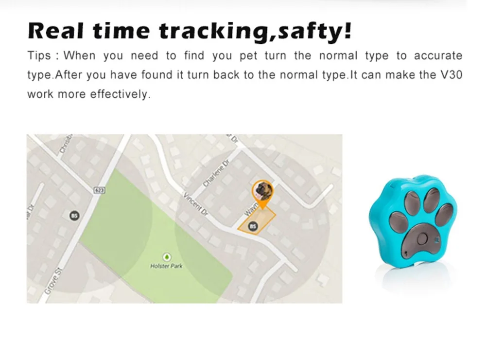 Домашние животные мини gps трекер собака Wi-Fi GSM GPRS RF-V30 телефон в режиме реального времени отслеживание глобальная SMS локатор Водонепроницаемый Анти-потеря дети ребенок кошка