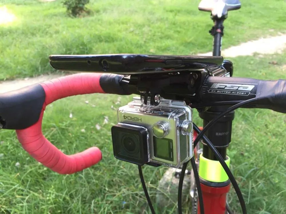 Kamera Mount Kamera Adapter für GoPro für Garmin Edge Fahrrad Lenker NEU Kamera Mount Kamera Adapter für GoPro für Garmin Edge Fahrrad Lenker NEU