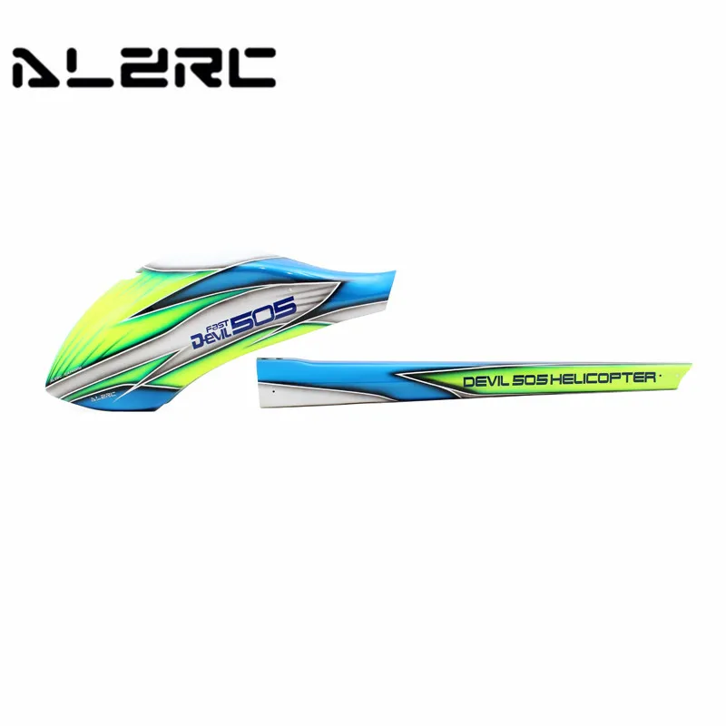 ALZRC Devil Fast 505 RC вертолет Запчасти Навес стекло волокно передние и задние углеродного волокна для RC FPV гоночная камера Дрон запасные части A