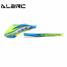 ALZRC Devil Fast 505 RC вертолет Запчасти Навес стекло волокно передние и задние углеродного волокна для RC FPV гоночная камера Дрон запасные части A