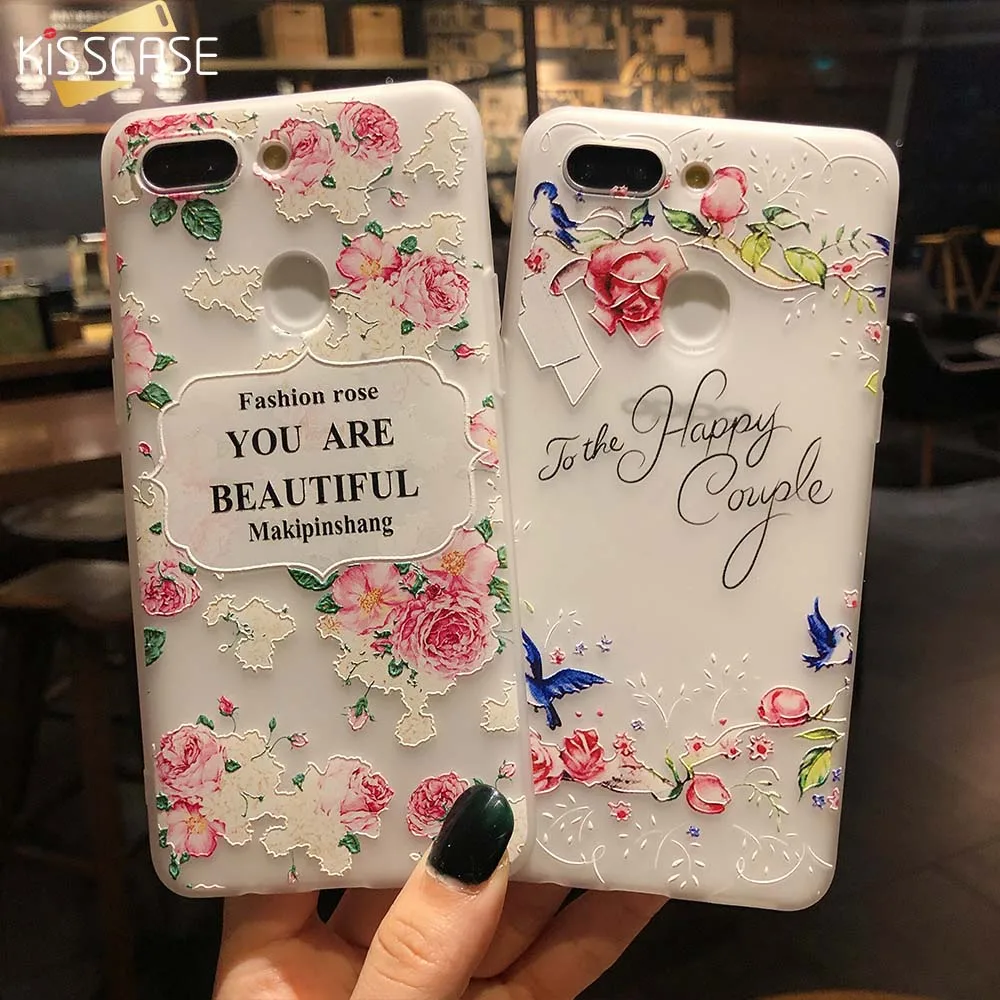 

KISSCASE Flower Silicon Phone Case For iPhone 8 7 Plus XR XS Max Rose Floral Cases For iPhone 7 8 6 6S Plus XR Soft TPU Cover