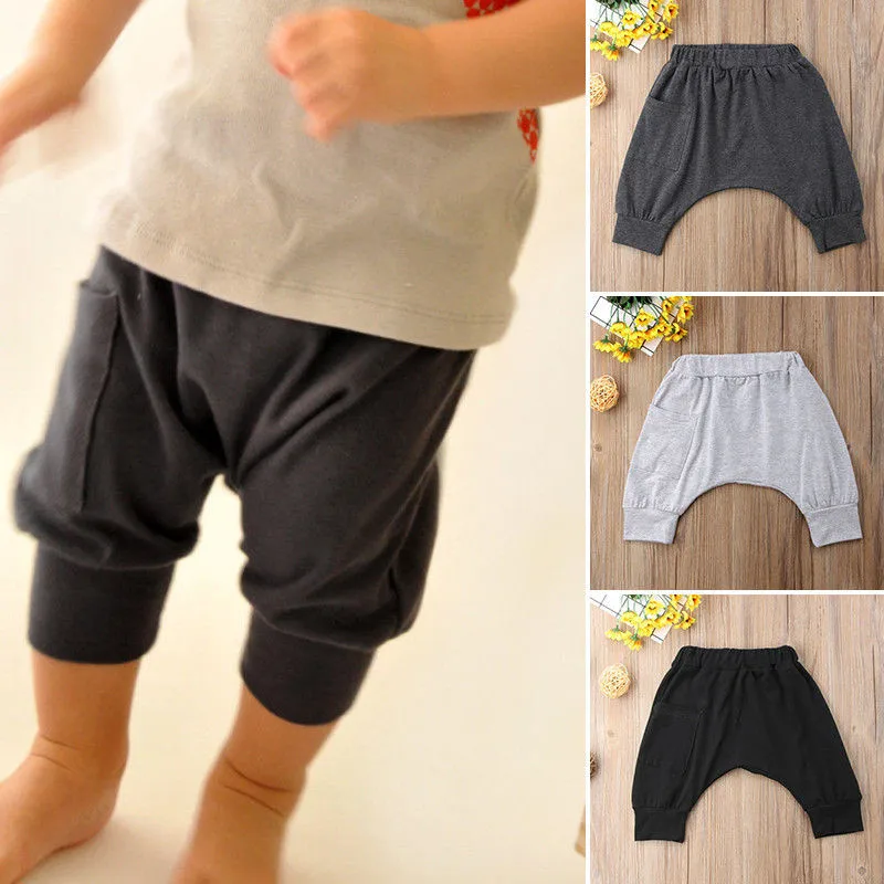 

1-6T Children Kid Baby Boy Harem Sport Pants Jogger Bottoms Trousers Leggings Clothes Cool Boy Harem Calf-Length Pants
