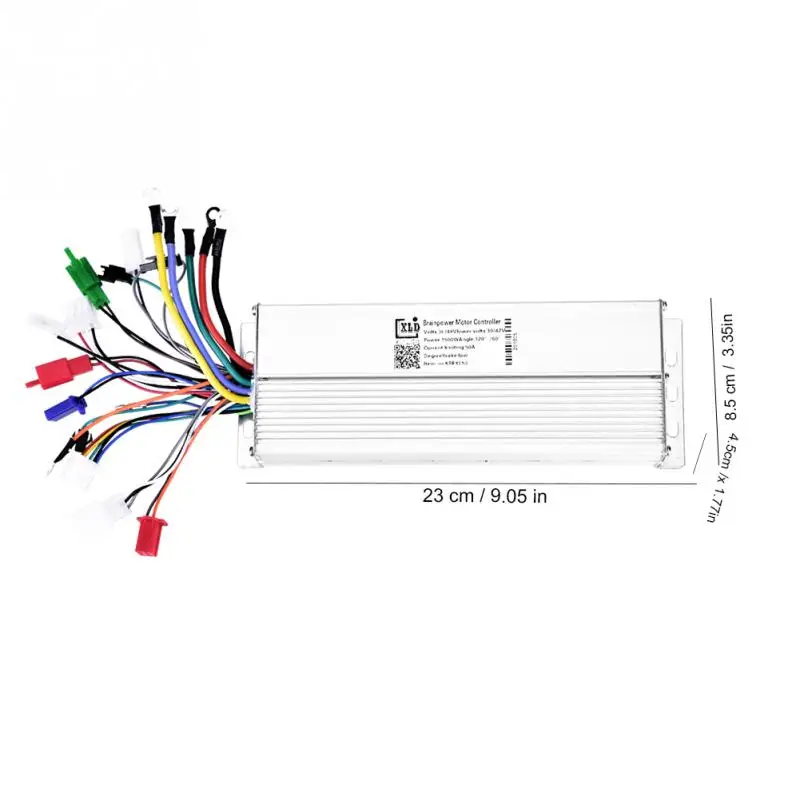 Контроллер для электрического велосипеда 36 V/48 V 1500W 18 трубки бесщеточный Электрический велосипед контроллер для электрического велосипеда скутер