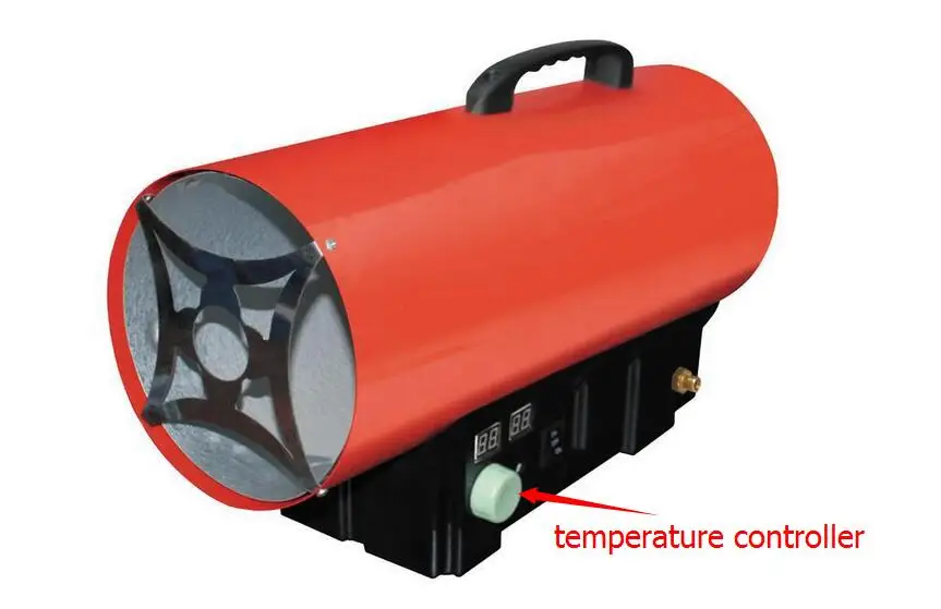 50kw lpg gas industry hot air heater, gas portable thermal heater with