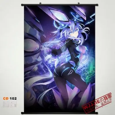 

Hyperdimension Neptunia Neptune Home Decor Anime Japanese Poster Wall Scroll B