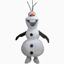 Улыбающийся маскарадный костюм Олаф мультяшный костюм