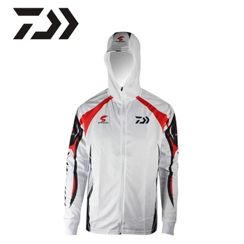 

DAWA Men Outdoor Sportswear Fishing Clothing Quick-Drying Anti-UV Sun fishing Shirt Long Sleeve Sports Clothes