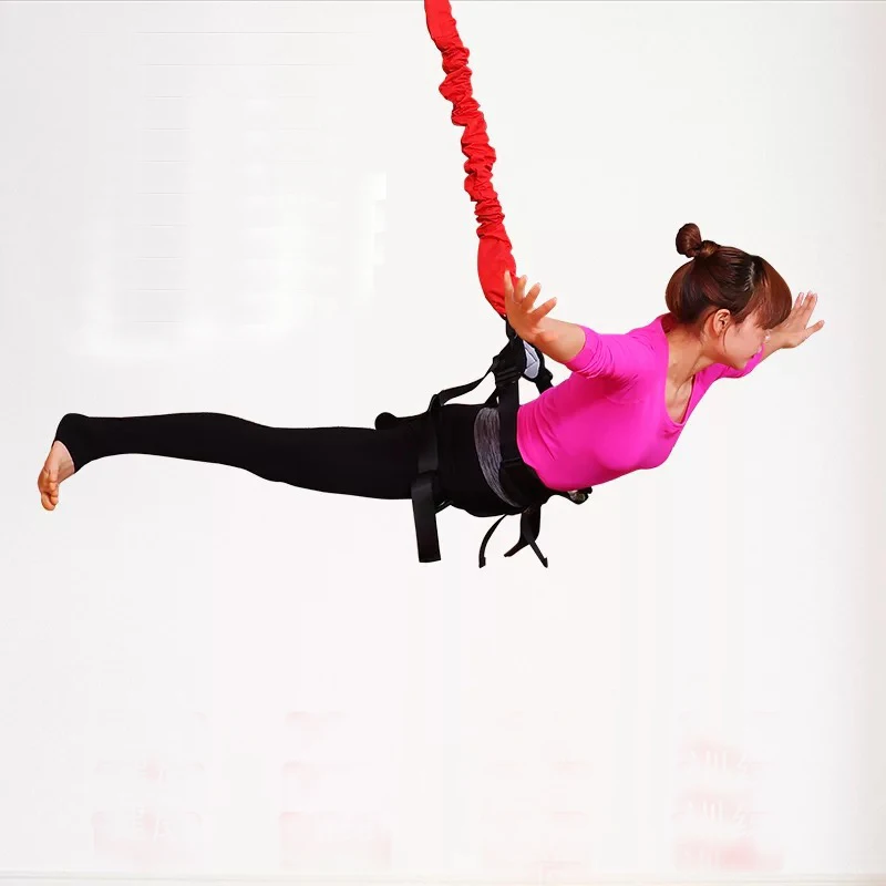 

High Quality Pilates Suspension Elastic Sling Practice Pull Rope Bungee Workout Trainer Cord Resistance Hanging Training Straps