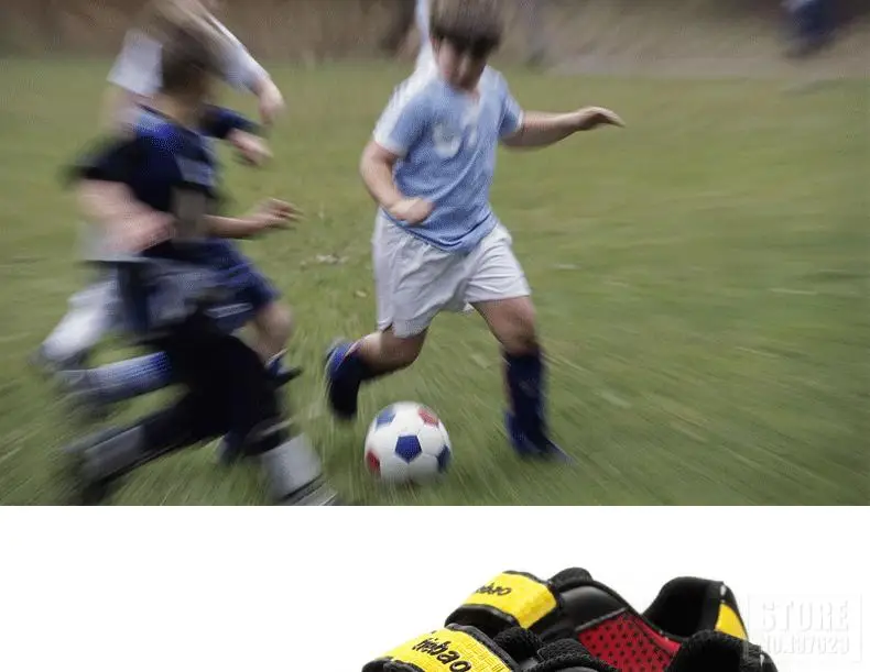 TIEBAO Профессиональная Детская TF дерн обувь футбольная обувь бренд мальчики девочки Национальный флаг крытый Футбол обувь