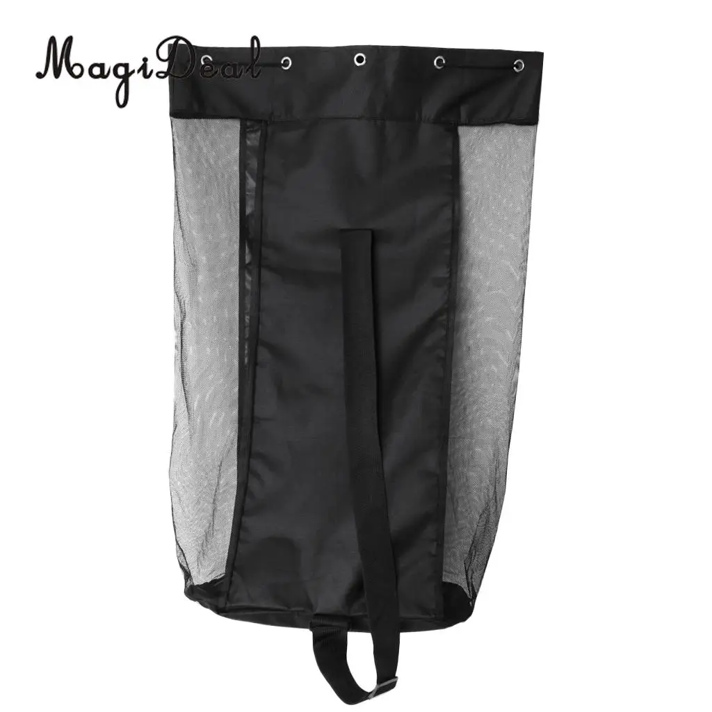 MagiDeal Outdoor Sports Soccer 15 Balls Carry Mesh Bag Football Balls Volleyball Basketball Equipment Shoulder Carrier Pouch