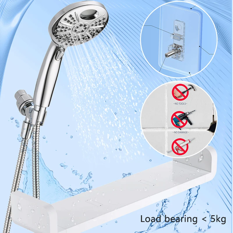 Toilet Shelf Wall Shelves Bathroom Storage Organization Plastic Waterproof Accessory for Organizer |