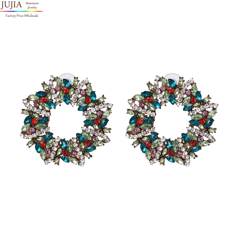 

JUJIA 2019 New HOT SALE High quality statement fashion stud Earrings for women girl party Factory Price wholesale