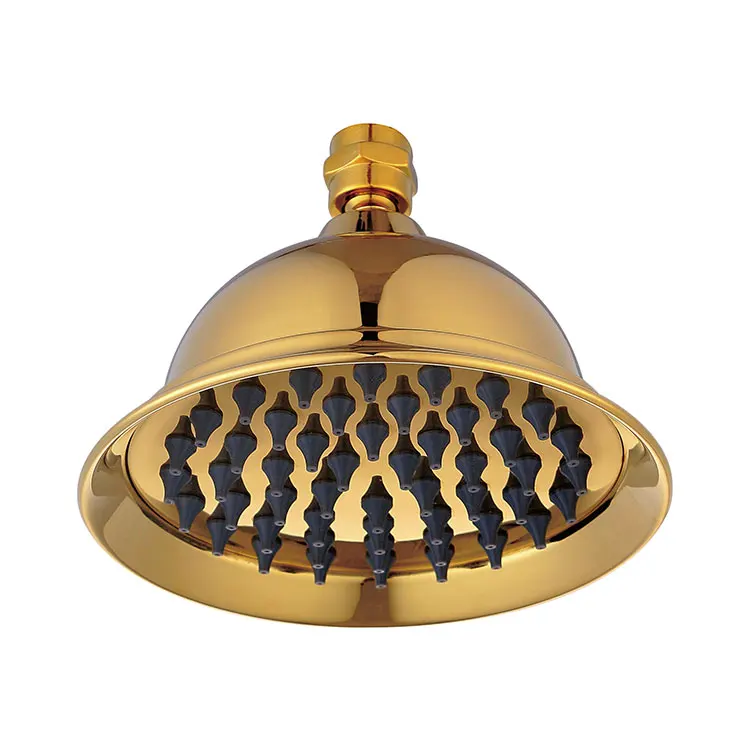 Goede 6 inch Luxe GOUD Messing Regendouche GOLDEN Top Over head Douche Spuit Ronde Stijl Groothandel En Retail Promotie R7664
