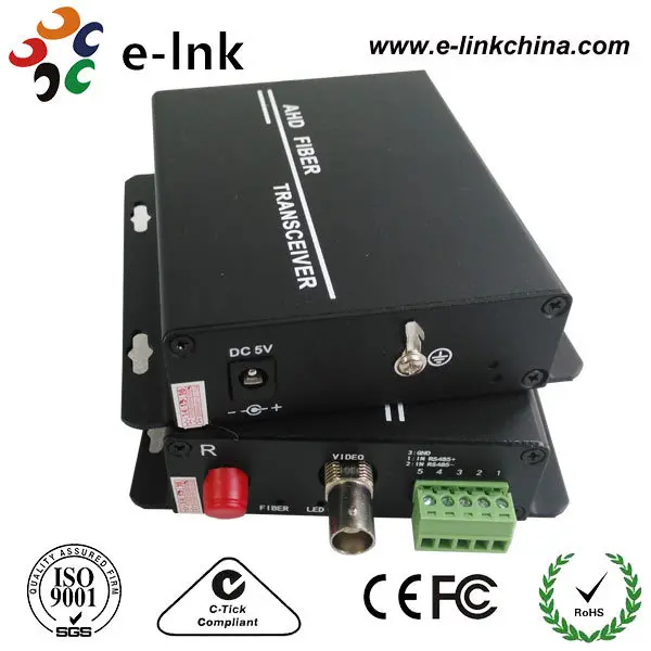 

2 port AHD Video over Fiber Convertor Single Mode Single FIber 20KM
