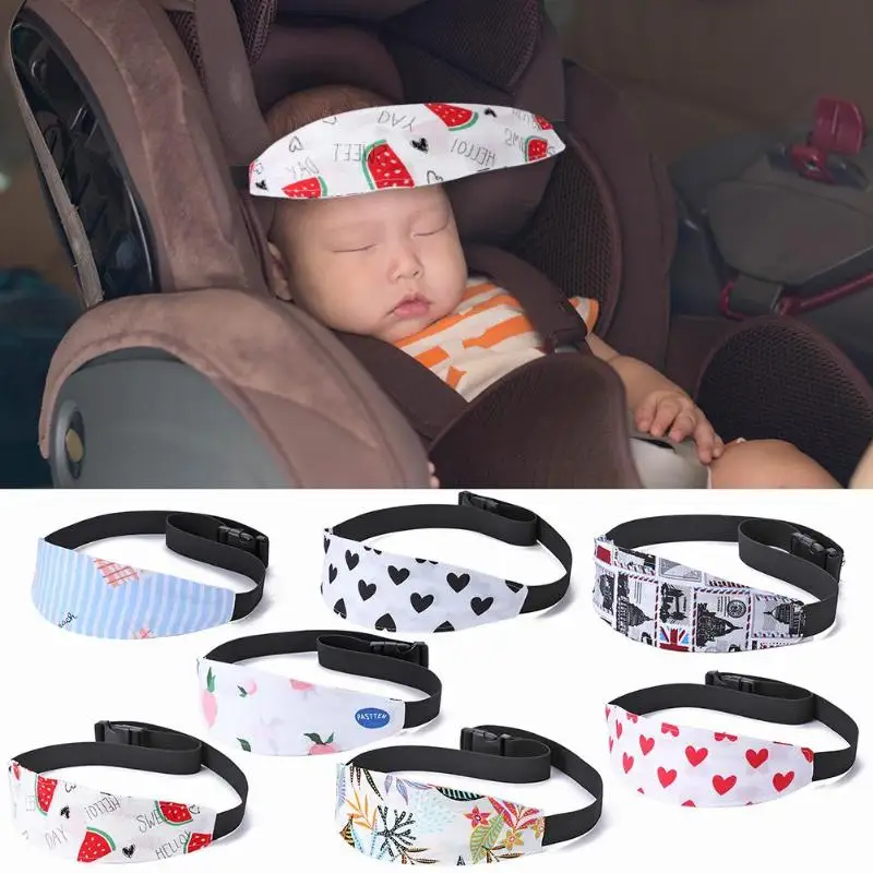 

1pcs Infant Baby Car Seat Head Support Strap Children Fastening Belt Adjustable Sleep Positioner Baby Saftey Belt Pillow